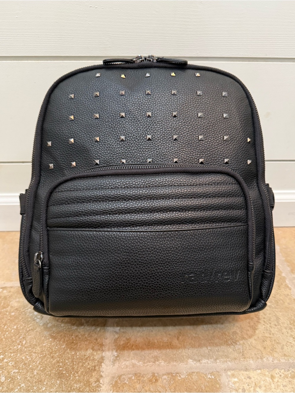 Rad Rev OG Full Size Black Studded Backpack